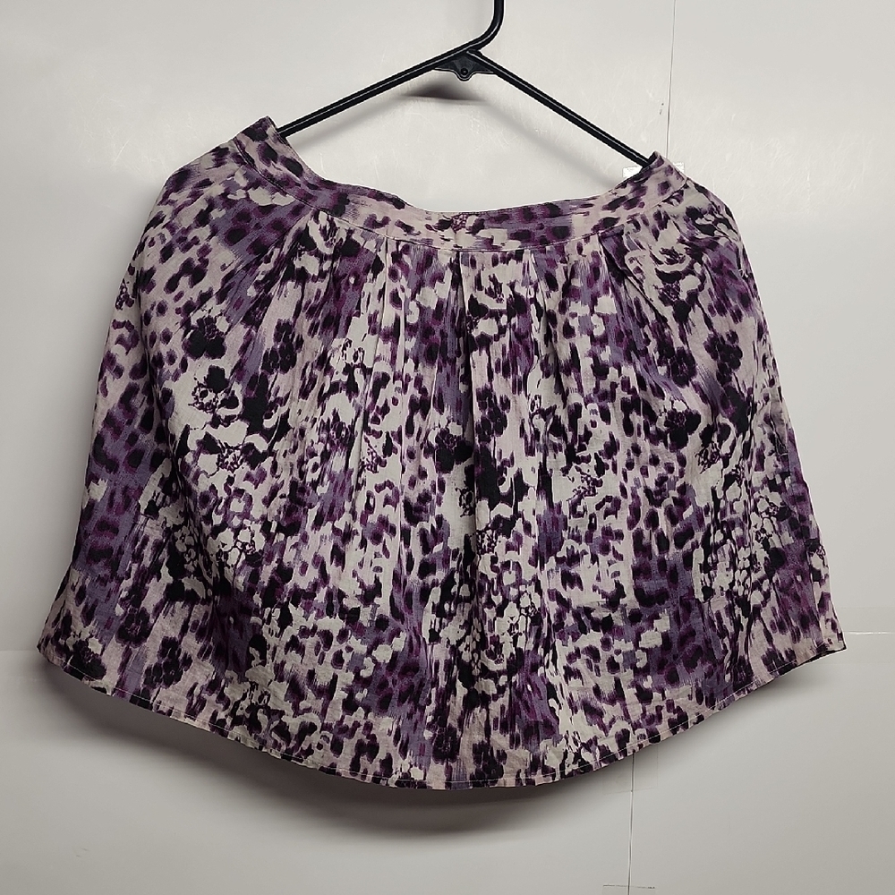 Urban Oufitters Kimchi Blue Purple Black& White A-Line Skirt Size8 Dress Up/down